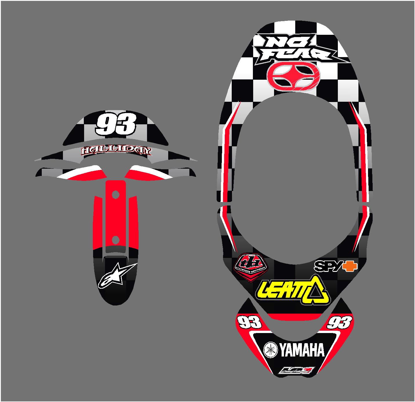 leatt graphics, alpinestar graphics, neck brace graphics, motcross